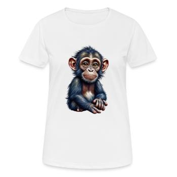 Monkey monkey - Women's Breathable T-Shirt - white - Front - AI Model Female 172 dark (172cm)