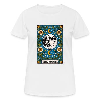 Der Mond - Frauen T-Shirt atmungsaktiv - Weiß - Vorne - AI Model Female 172 dark (172cm)