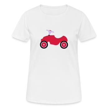 Toy car - Women's Breathable T-Shirt - white - Front - AI Model Female 172 dark (172cm)
