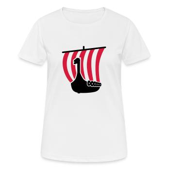 Ship - Women's Breathable T-Shirt - white - Front - AI Model Female 172 dark (172cm)