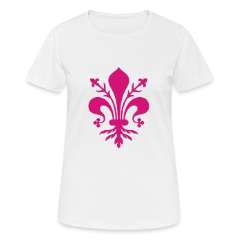 Fille pourpre - T-shirt respirant Femme - blanc - Devant - AI Model Female 172 dark (172cm)