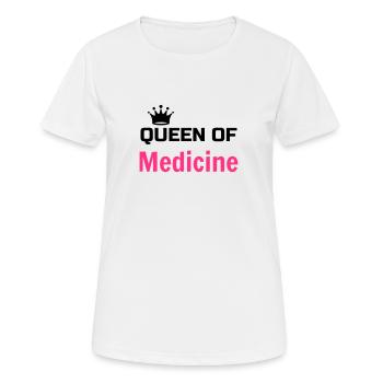 docteur / médecin / hôpital / médecine - T-shirt respirant Femme - blanc - Devant - AI Model Female 172 dark (172cm)