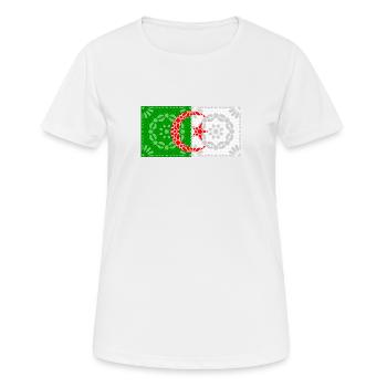 Algerien - Frauen T-Shirt atmungsaktiv - Weiß - Vorne - AI Model Female 172 dark (172cm)