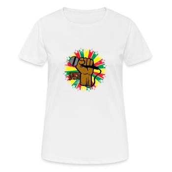 Reggae eu - Women's Breathable T-Shirt - white - Front - AI Model Female 172 dark (172cm)