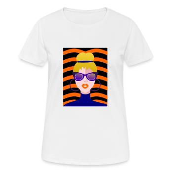 WIFE. DAUGHTER. ADOLESCENT. WOMEN'S DAY - Women's Breathable T-Shirt - white - Front - AI Model Female 172 dark (172cm)