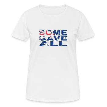 CERTAINS ONT TOUT DONNÉ - T-shirt respirant Femme - blanc - Devant - AI Model Female 172 dark (172cm)