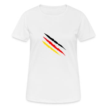 Wm scratch - T-shirt respirant Femme - blanc - Devant - AI Model Female 172 dark (172cm)
