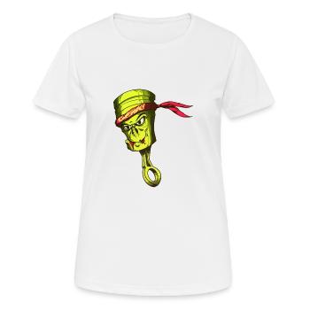 GROMPY GROMSP! OSÉ - T-shirt respirant Femme - blanc - Devant - AI Model Female 172 dark (172cm)