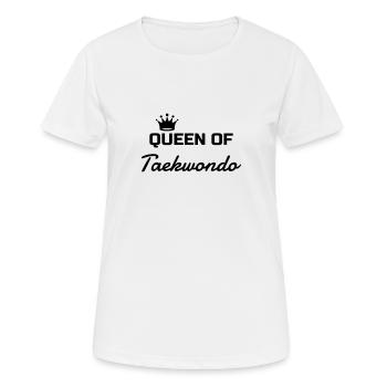 Taekwondo Taekwondoin Tae-Kwon-Do Tae Kwon Do - Women's Breathable T-Shirt - white - Front - AI Model Female 172 dark (172cm)