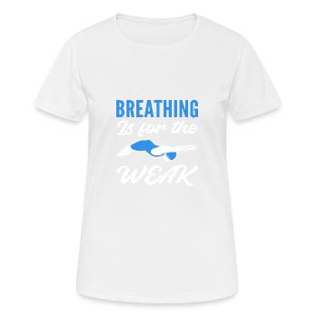 Poison for the Weak Swimming Coaches - Women's Breathable T-Shirt - white - Front - AI Model Female 172 dark (172cm)