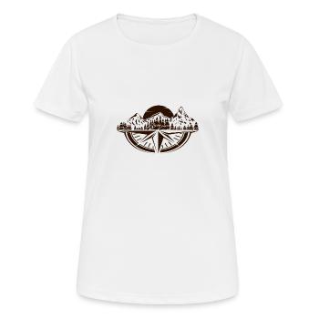 Escape - Women's Breathable T-Shirt - white - Front - AI Model Female 172 dark (172cm)