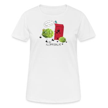 Salade Knock - T-shirt respirant Femme - blanc - Devant - AI Model Female 172 dark (172cm)