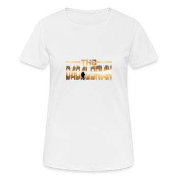 Father son dadalorian - Women's Breathable T-Shirt - white - Front - AI Model Female 172 dark (172cm)