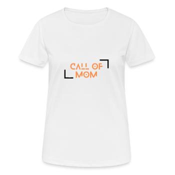 Aufruf an alle Mütter - Frauen T-Shirt atmungsaktiv - Weiß - Vorne - AI Model Female 172 dark (172cm)