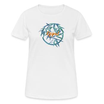 Oppa! K-pop inspired design - Women's Breathable T-Shirt - white - Front - AI Model Female 172 dark (172cm)