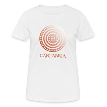 ESTELA CANTABRA BRONZE M2 - Women's Breathable T-Shirt - white - Front - AI Model Female 172 dark (172cm)