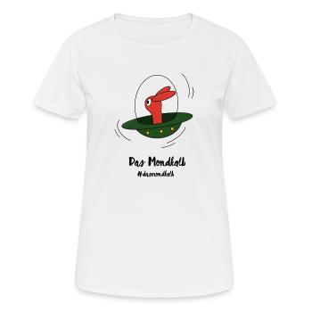 The Moon Calf in the UFO - Women's Breathable T-Shirt - white - Front - AI Model Female 172 dark (172cm)