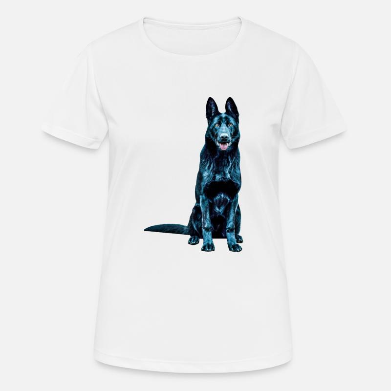 German shepherd - Women's Breathable T-Shirt - white