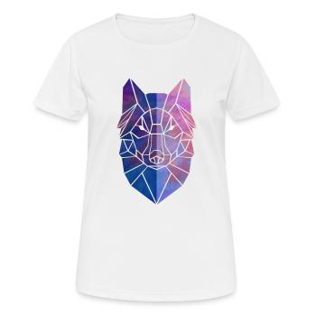 Wolf - Women's Breathable T-Shirt - white - Front - AI Model Female 172 dark (172cm)