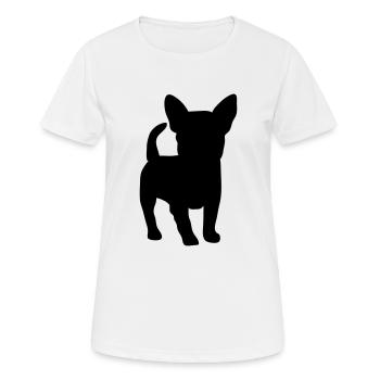 bouledogue - T-shirt respirant Femme - blanc - Devant - AI Model Female 172 dark (172cm)