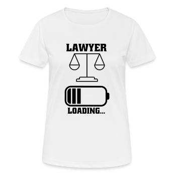 Anwalt Jura Gericht Rechtsanwalt Studium Jurist - Frauen T-Shirt atmungsaktiv - Weiß - Vorne - AI Model Female 172 dark (172cm)