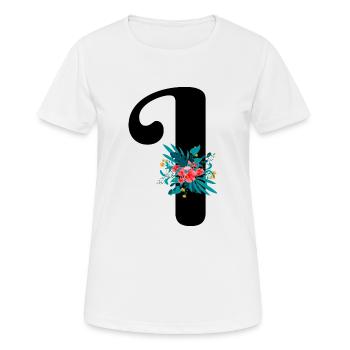 Brief Ich habe geblüht - Frauen T-Shirt atmungsaktiv - Weiß - Vorne - AI Model Female 172 dark (172cm)