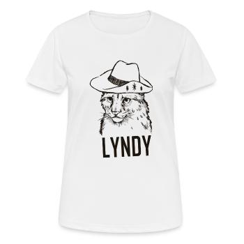Luchs - Frauen T-Shirt atmungsaktiv - Weiß - Vorne - AI Model Female 172 dark (172cm)