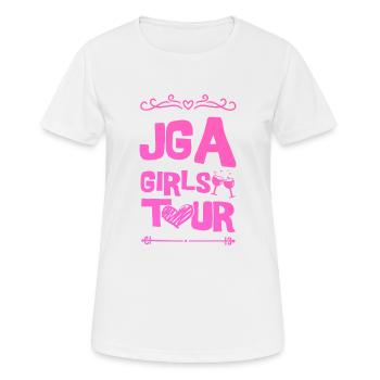 Jga Bachelorette Party - Women's Breathable T-Shirt - white - Front - AI Model Female 172 dark (172cm)