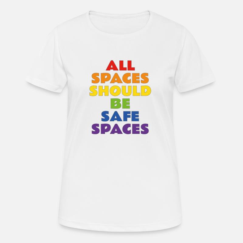 LGBTQ pride slogans - Women's Breathable T-Shirt - white