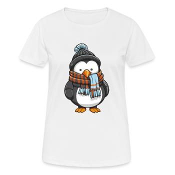 pingouin - T-shirt respirant Femme - blanc - Devant - AI Model Female 172 dark (172cm)