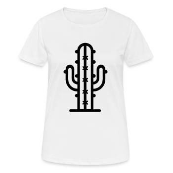 Cactus - Women's Breathable T-Shirt - white - Front - AI Model Female 172 dark (172cm)