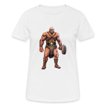 Greek Mythology Deity Cyclops - Women's Breathable T-Shirt - white - Front - AI Model Female 172 dark (172cm)