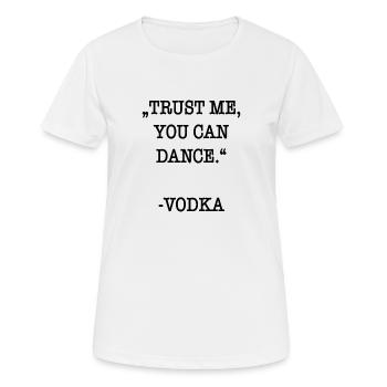 Vodka - Frauen T-Shirt atmungsaktiv - Weiß - Vorne - AI Model Female 172 dark (172cm)
