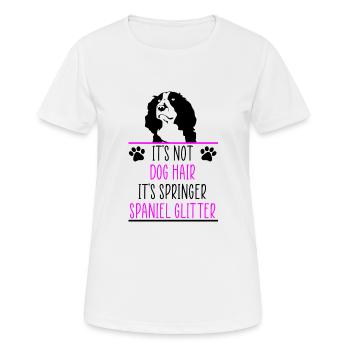 Springer-Zitat - Frauen T-Shirt atmungsaktiv - Weiß - Vorne - AI Model Female 172 dark (172cm)