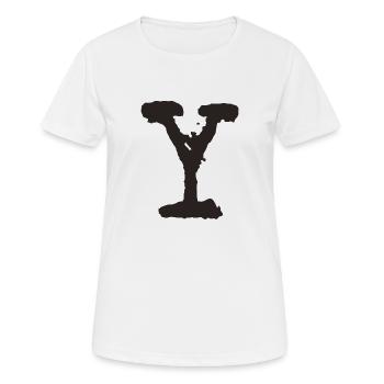 Y - Women's Breathable T-Shirt - white - Front - AI Model Female 172 dark (172cm)