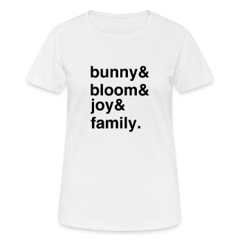 Spring Bunny Celebration Family Festivities - Frauen T-Shirt atmungsaktiv - Weiß - Vorne - AI Model Female 172 dark (172cm)