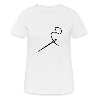 Needle sew tailor - Women's Breathable T-Shirt - white - Front - AI Model Female 172 dark (172cm)