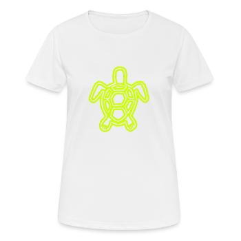 Spezielle Turtle-Schildkröte - Frauen T-Shirt atmungsaktiv - Weiß - Vorne - AI Model Female 172 dark (172cm)