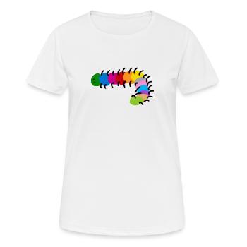 Mille images coloréesImage5 - T-shirt respirant Femme - blanc - Devant - AI Model Female 172 dark (172cm)