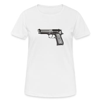 beretta - T-shirt respirant Femme - blanc - Devant - AI Model Female 172 dark (172cm)