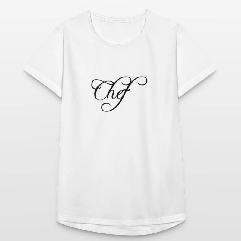 Chef Chef Cap Logo Text -starred chef Women's Breathable T-Shirt