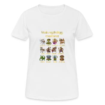 Hinduismus Mythologie Kreaturen - Frauen T-Shirt atmungsaktiv - Weiß - Vorne - AI Model Female 172 dark (172cm)