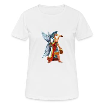 Uralter Anunnaki-Gott - Frauen T-Shirt atmungsaktiv - Weiß - Vorne - AI Model Female 172 dark (172cm)