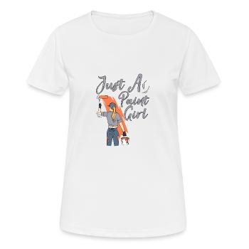 Professional House Painter & Decorator Gift ideas - Women's Breathable T-Shirt - white - Front - AI Model Female 172 dark (172cm)