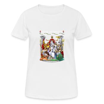 Götter der griechischen Mythologie - Frauen T-Shirt atmungsaktiv - Weiß - Vorne - AI Model Female 172 dark (172cm)