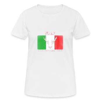 Italy's Wildlife Italy Wildlife - Women's Breathable T-Shirt - white - Front - AI Model Female 172 dark (172cm)