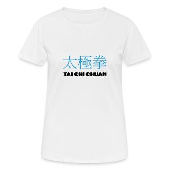 Tai Chi Chuan - Women's Breathable T-Shirt - white - Front - AI Model Female 172 dark (172cm)