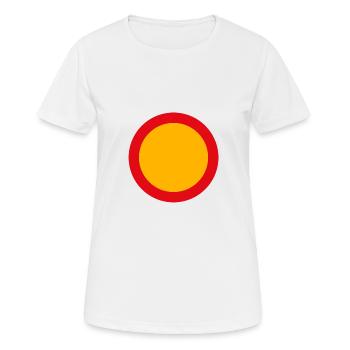 signe autour de blanco - T-shirt respirant Femme - blanc - Devant - AI Model Female 172 dark (172cm)