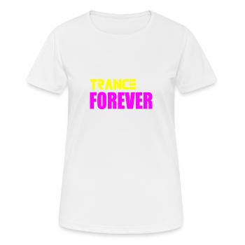 Transe pour toujours - T-shirt respirant Femme - blanc - Devant - AI Model Female 172 dark (172cm)