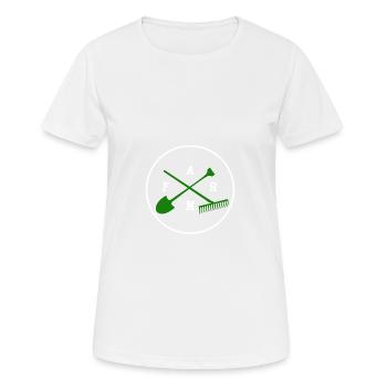 Ferme avec des outils - ferme avec des outils - T-shirt respirant Femme - blanc - Devant - AI Model Female 172 dark (172cm)